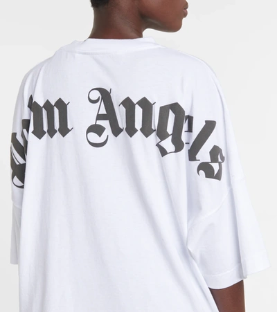 Shop Palm Angels Logo Cotton-jersey T-shirt