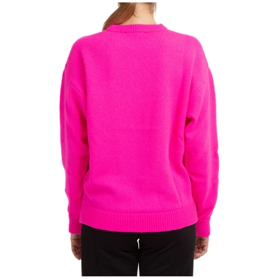 Shop Ireneisgood Women's Jumper Sweater Crew Neck Round In Pink