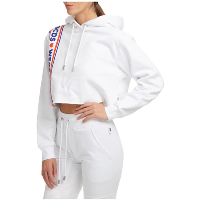 Shop Gcds Women's Sweatshirt Hood Hoodie  Cute Tape In White
