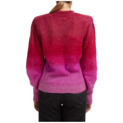 Isabel Marant Étoile Deniza Ombré Mohair And Wool-blend Sweater In Pink