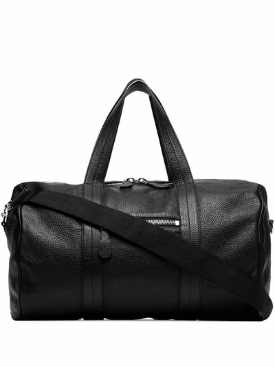 Shop Maison Margiela Men's Black Leather Travel Bag