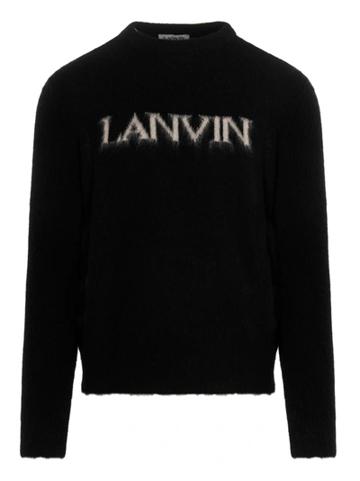 Shop Lanvin Men's Black Other Materials Sweater