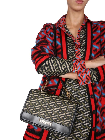 Shop Versace Women's Multicolor Wool Cardigan