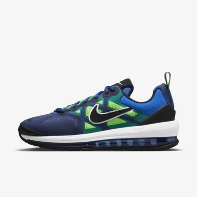 Shop Nike Air Max Genome Men's Shoes In Deep Royal Blue,green Strike,hyper Royal,black