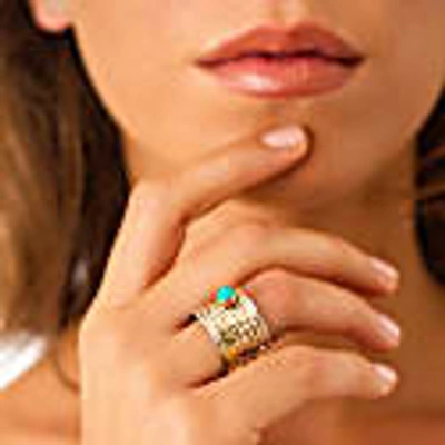 Charlotte's Web Jewellery Secret Garden Ring - Turquoise