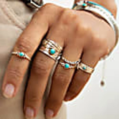 Charlotte's Web Jewellery Secret Garden Ring - Turquoise