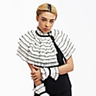 Azima Musayeva Oversized Viola Collar In Viola