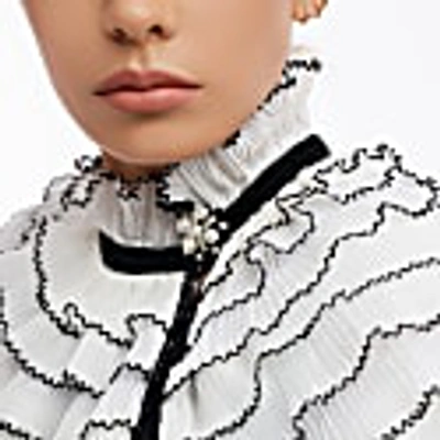 Azima Musayeva Oversized Viola Collar In Viola