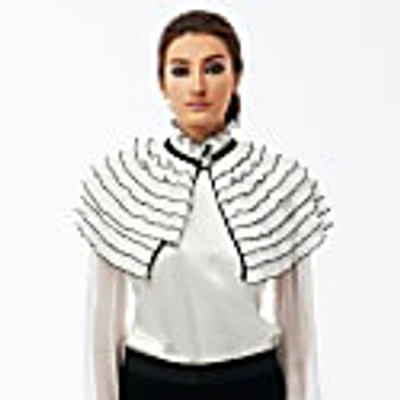 Azima Musayeva Oversized Viola Collar In Viola