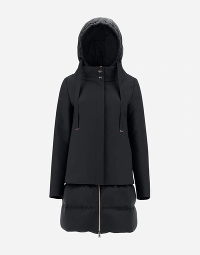 Piumino A Shape Nero Donna In Black