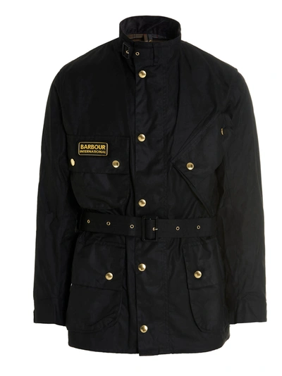 Shop Barbour International Original Jacket In Black