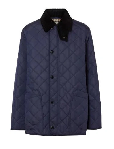 Shop Burberry Cotswold Nb Jacket In Navy