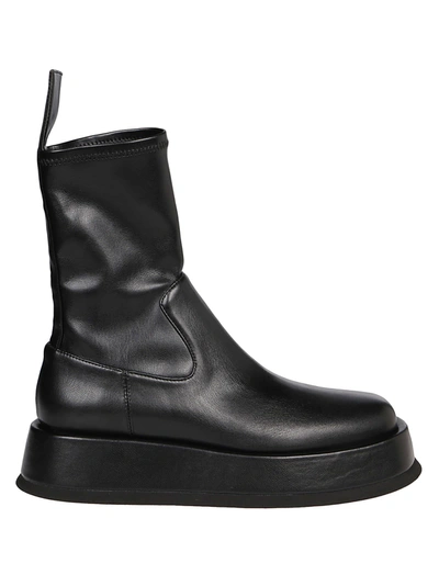 Gia Borghini Rosie 23 Platform-sole Boots In Black