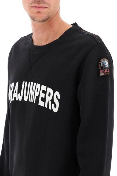 Shop Parajumpers Caleb Sweatshirt With Logo In Black