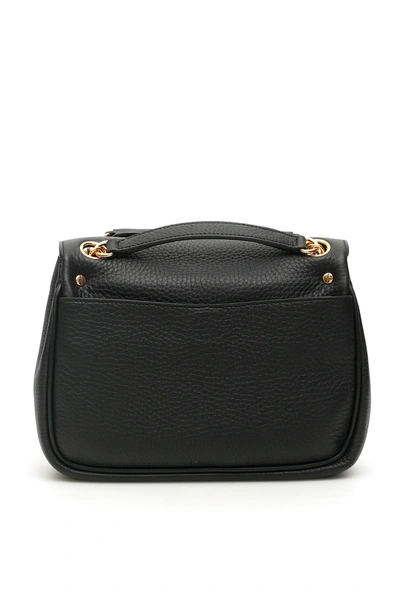 Shop Mulberry Small Darley Shoulder Bag In Black