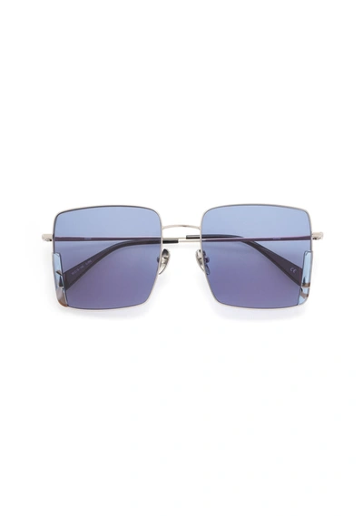 Shop Kaleos Bennet Silver Sunglasses