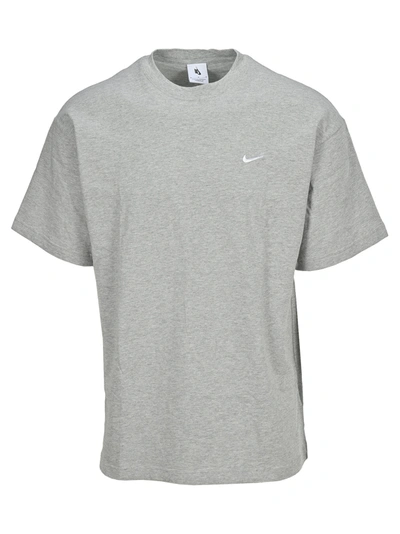 Shop Nike Solo Swoosh In Dk Grey
