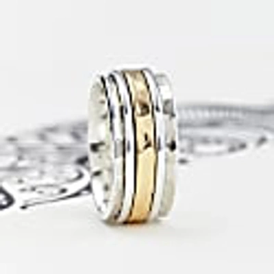 Charlotte's Web Jewellery Men's Karma Fortune Spinning Ring In Spinning