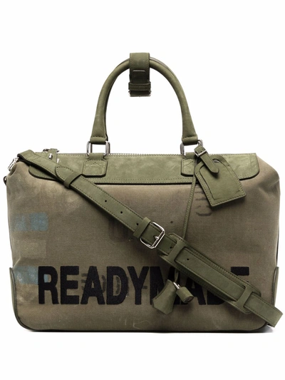Readymade Logo-print Gym Bag In Grün