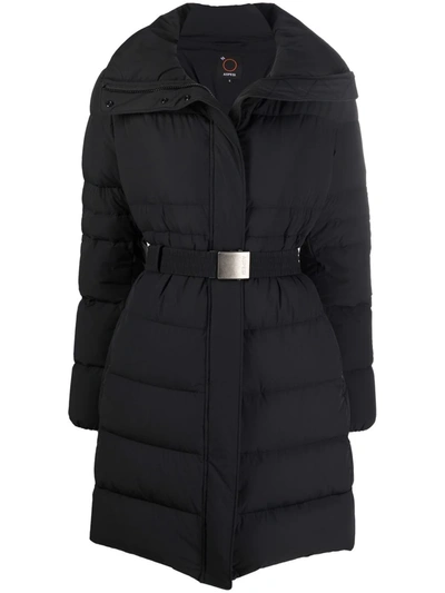 Aspesi Mid-length Down-padded Coat In Schwarz
