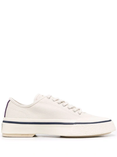 Shop Eytys Laguna Lace-up Sneakers In Nude