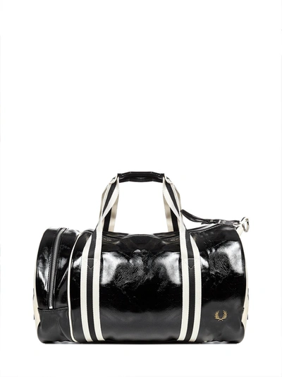 Shop Fred Perry Duffle Bag In Black
