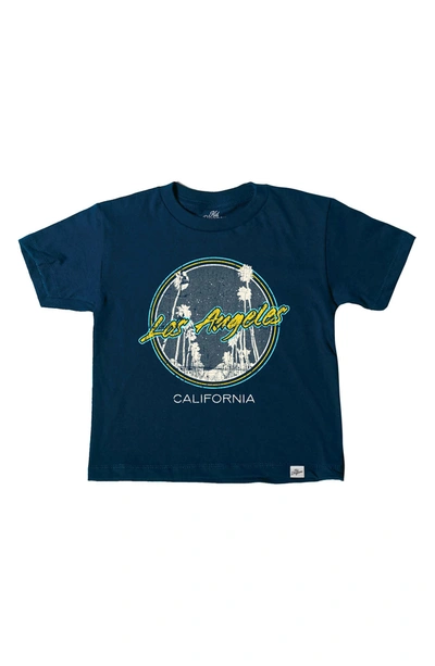 Shop Kid Dangerous Los Angeles Palms T-shirt In Navy