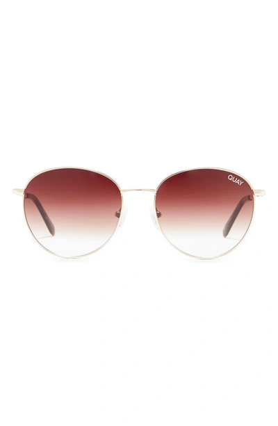 Quay 50mm Loop Me In Gold Brown