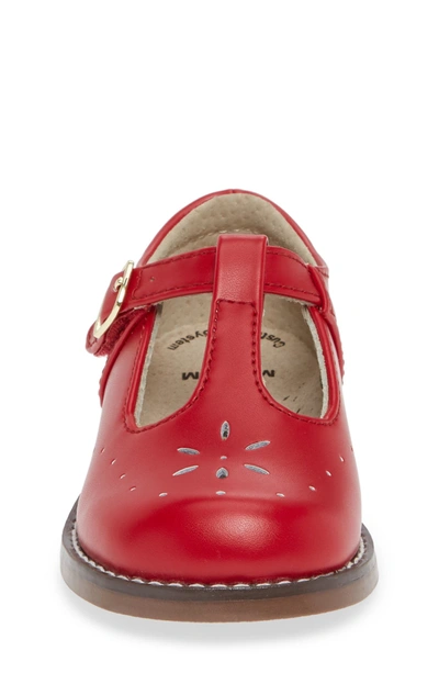 Shop Footmates Sherry Mary Jane In Apple Red