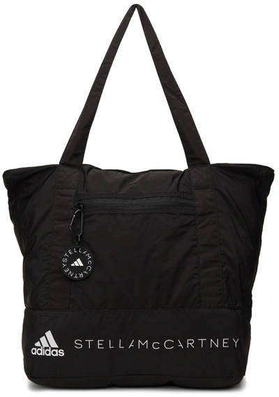 Shop Adidas By Stella Mccartney Technical Tote Bag In Black