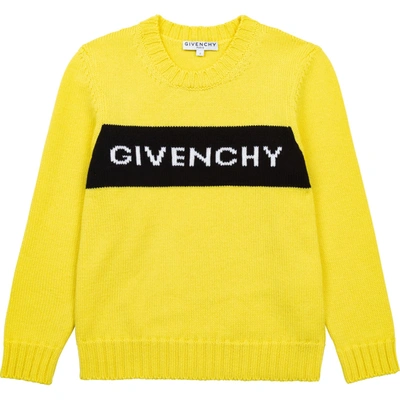 Shop Givenchy Crewneck Sweater In Straw