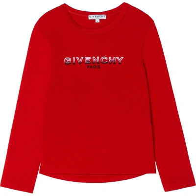 Shop Givenchy Sweatshirt With Print In Red