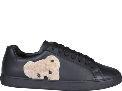 Shop Palm Angels New Teddy Bear Sneaker In Black