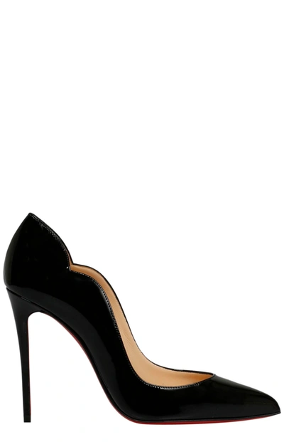 Shop Christian Louboutin Hot Chick 100 Pumps In Black