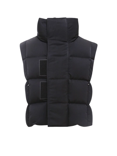 Shop Givenchy Oversized Sleeveless Puffer Jacket In Black