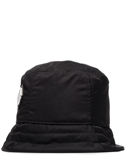 A-cold-wall* Cell Diamond-patch Bucket Hat In Nero