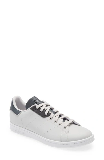 Shop Adidas Originals Stan Smith Low Top Sneaker In Grey/ White