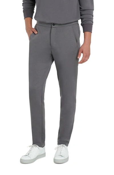 Shop Bugatchi Comfort Stretch Cotton Pants In Charcoal