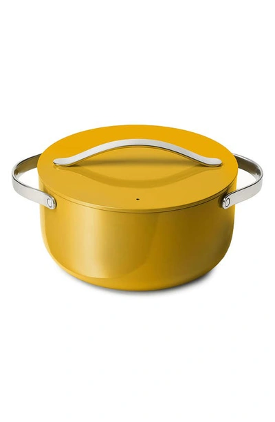 Shop Caraway 6.5 Quart Dutch Oven With Lid In Marigold