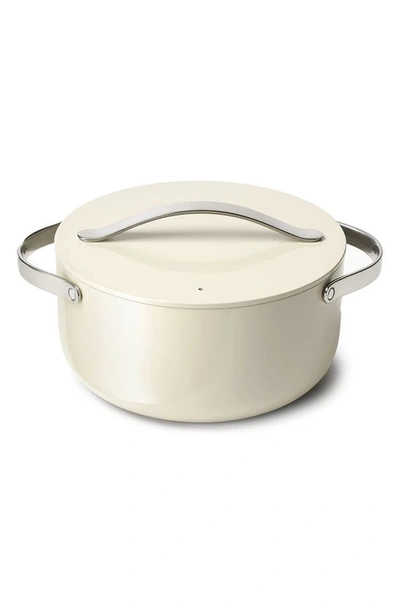 Shop Caraway 6.5 Quart Dutch Oven With Lid In Cream
