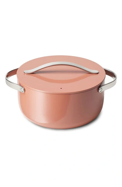 Caraway Ceramic 6.5 Qt Dutch Oven With Lid In Perracotta