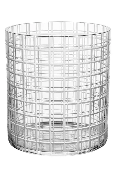 Orrefors Cut In Number Vase