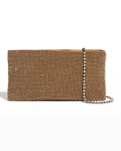 Shop Benedetta Bruzziches Your Best Friend Mini Crystal-embellished Crossbody Bag In Dipping In Mousse