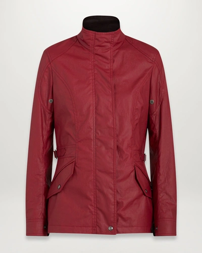 Shop Belstaff Adeline Jacket In Biking Red