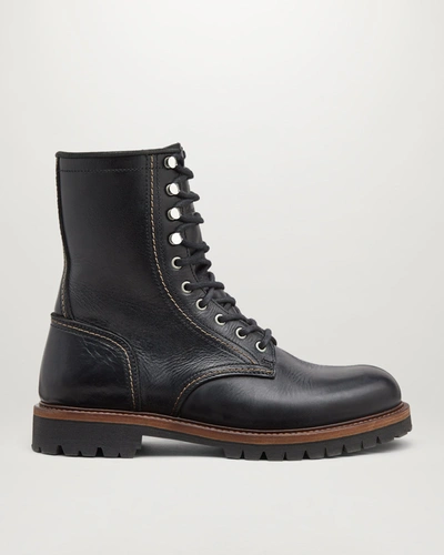 Shop Belstaff Marshall Lace Up Boots In Black