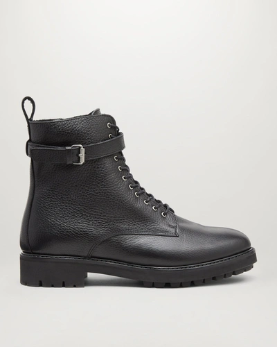 Shop Belstaff Finley Lace Up Boots In Black