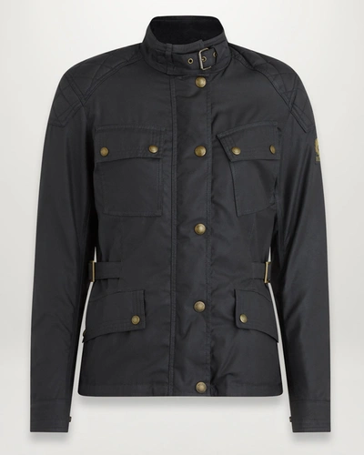 Belstaff Phillis Motorcycle Jacket In Black