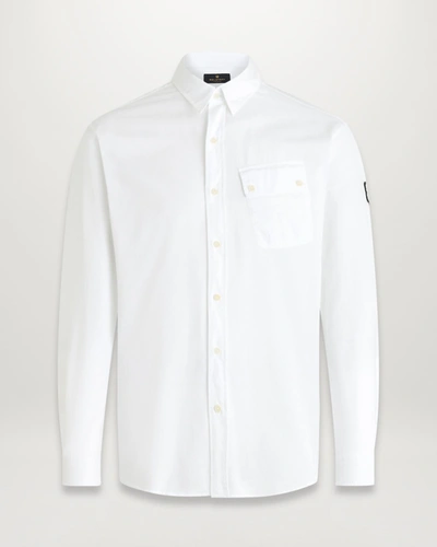 Shop Belstaff Pitch Shirt In White