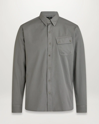 Shop Belstaff Pitch Shirt In Granite Grey