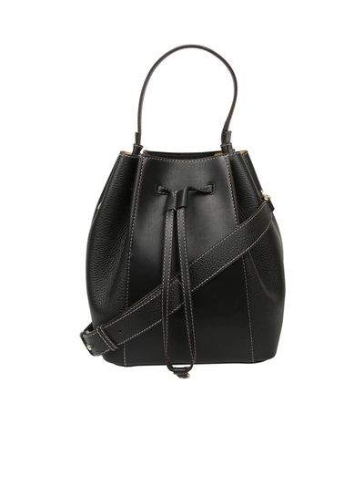 Shop Furla Miastella S Bucket Bag In Black